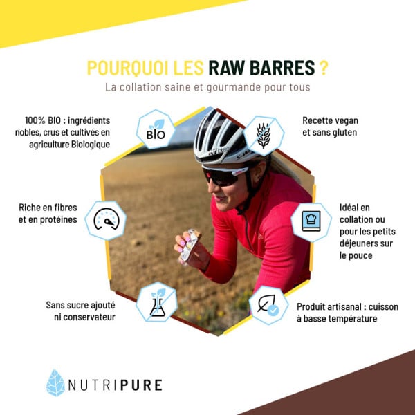 Raw Barre Bio Cacao Noisettes