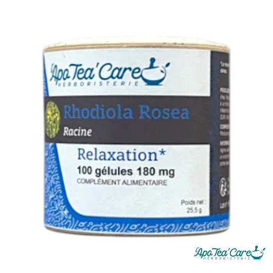 Rhodiola Rosea racine 100 gélules Anti-Fatigue et Adaptogène Naturel