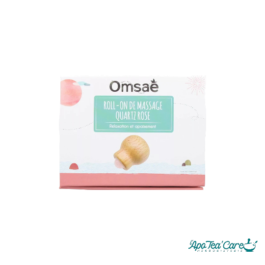 Roll-on de Massage en Quartz Rose et Bois