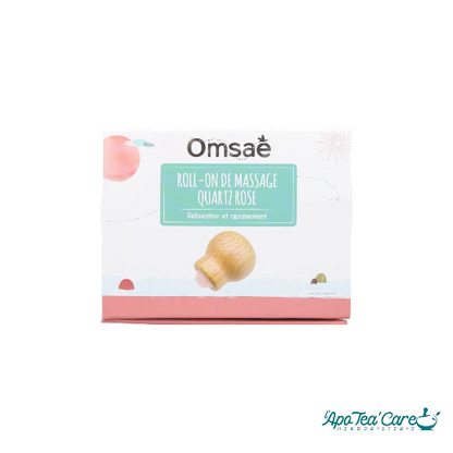 Roll-on de Massage en Quartz Rose et Bois