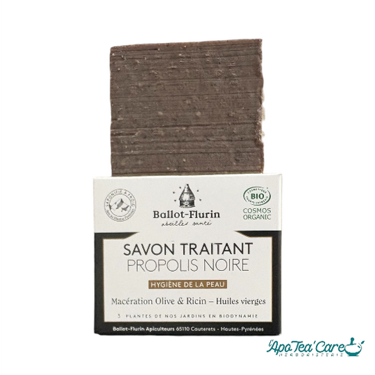 Savon Traitant à la Propolis Noire 100g Ballot Flurin