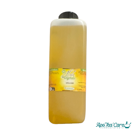 1L : Huile végétale sésame bio 1 litre Phytofrance – format familial soin peau cheveux démaquillage