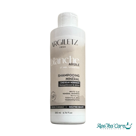 shampoing à l'argile blanche pour cheveux normaux - L'ApoTea'Care