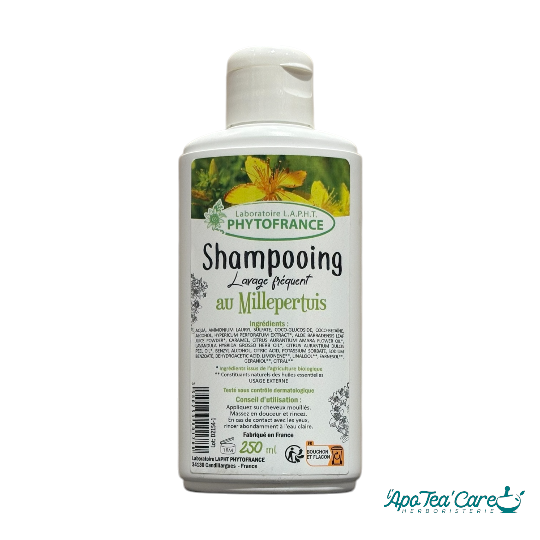 Shampoint lavage fréquent au millepertuis - L'ApoTea'Care