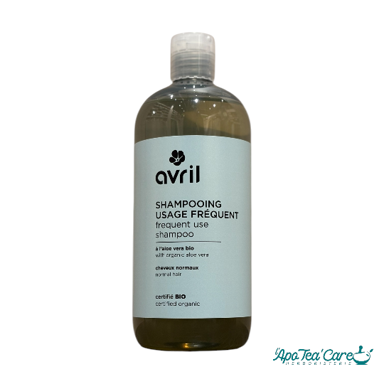 Shampoing Usage Fréquent Bio 500ml – Avril Cosmétiques - pour les cheveux normaux au quotidien - L'ApoTea'Care