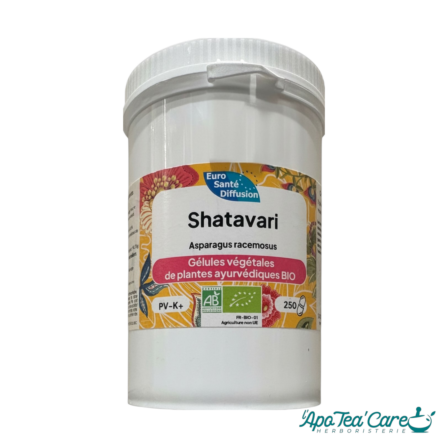 Shatavari BIO 300mg – Gélules Phytothérapie Ayurvédique Phytofrance