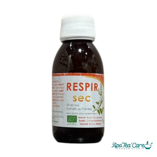 Sirop Respir Sec 125ml Toux Sèche et Gorge Irritée