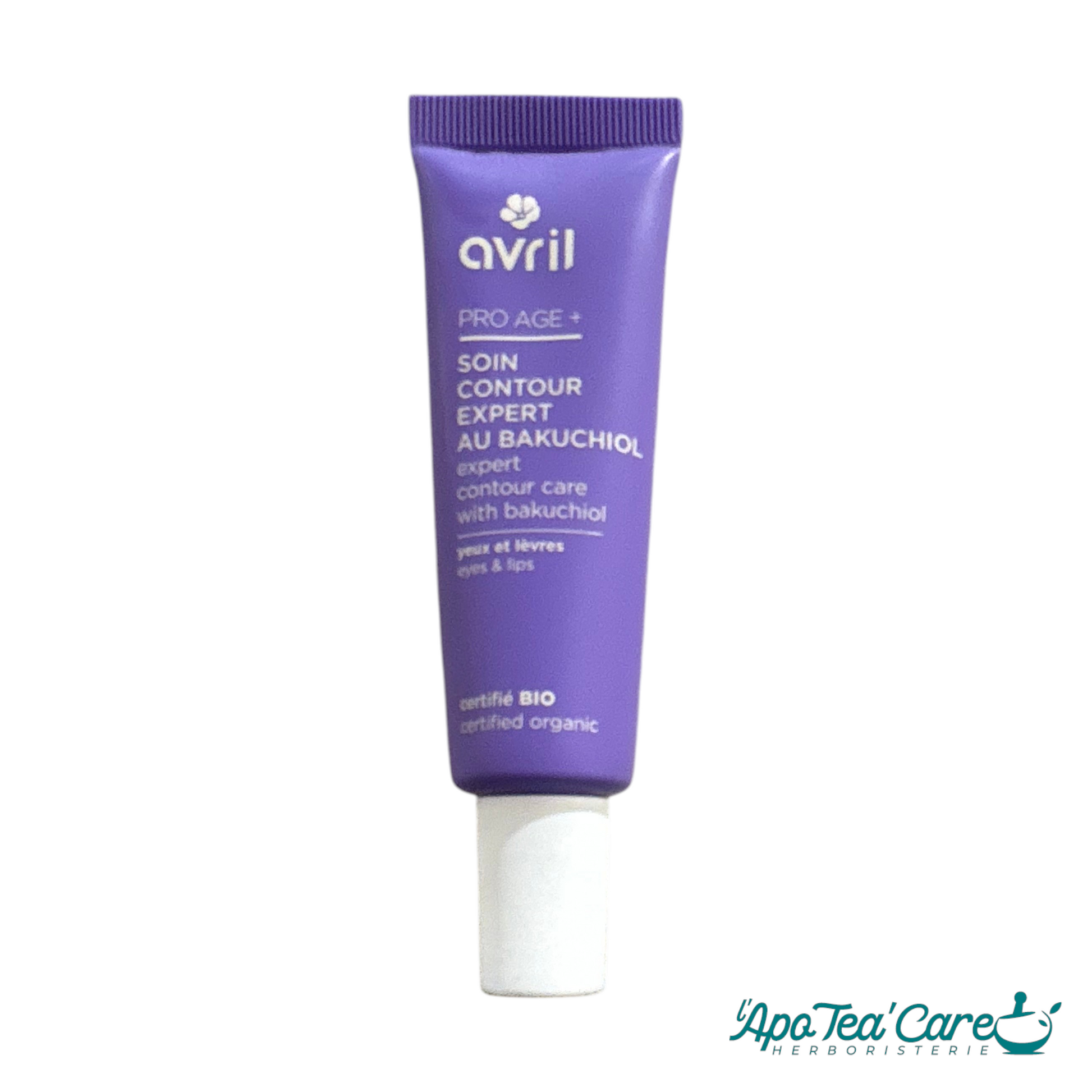Soin contour yeux et lèvres bio Avril Cosmétiques 30ml – crème bakuchiol anti-âge - L'ApoTea'Care Herboristerie