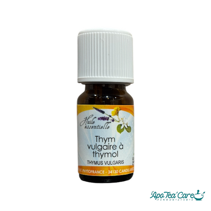 Huile Essentielle Thym à Thymol - purifiante et stimulante - L'ApoTea'Care Herboristerie