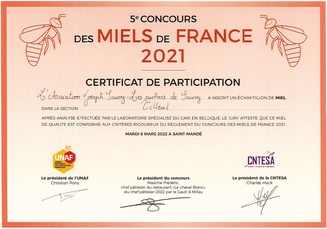 Miel de Tilleul 250g