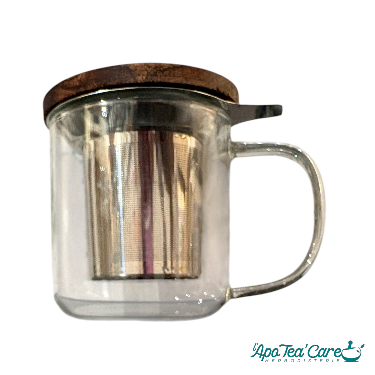 Tisanière Gustave transparente, votre mug préféré pour vos moments détente - L'ApoTea'Care