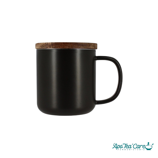 Tisanière Juliet en Grès avec Couvercle en Bois d'Acacia (475 ml ou 300 ml)