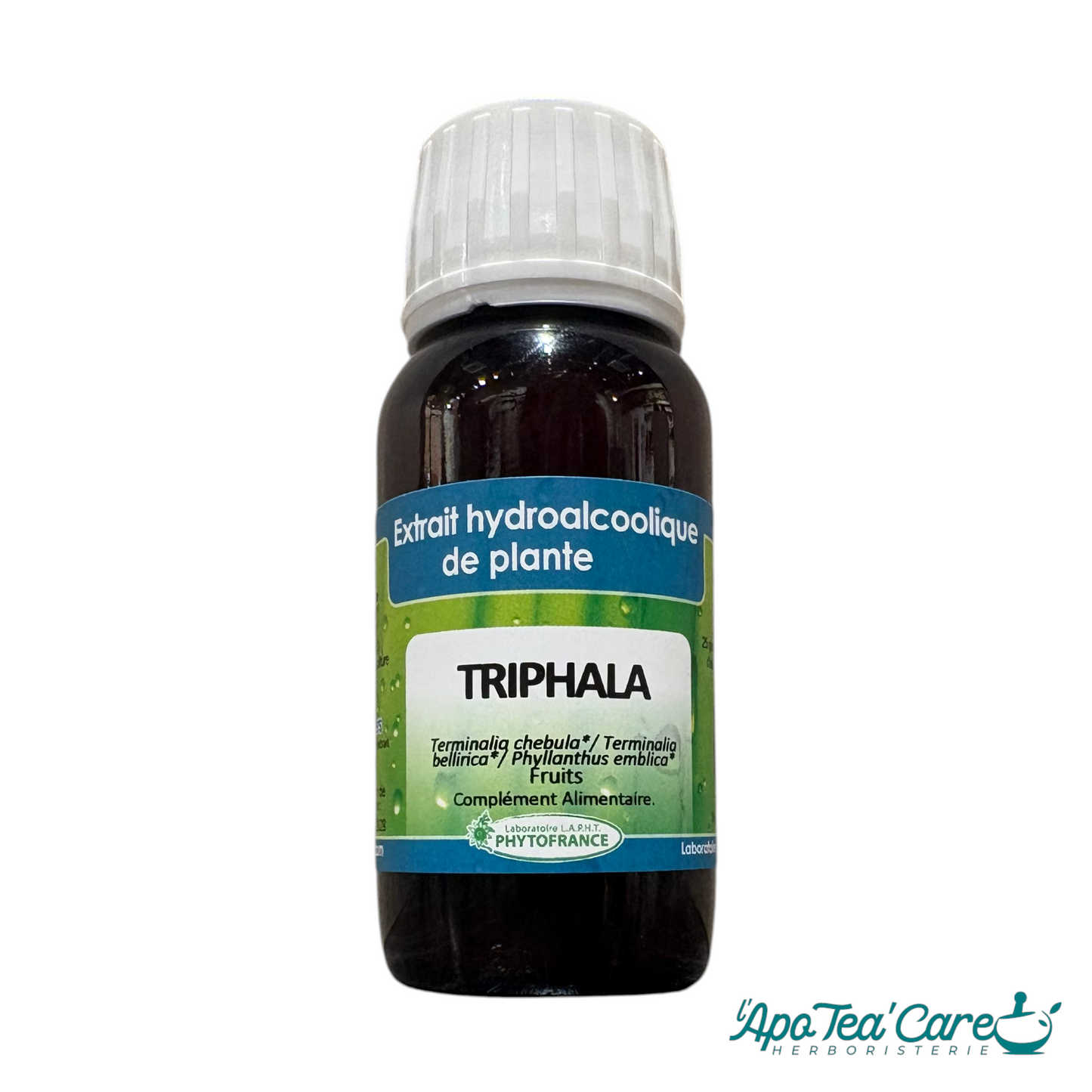 Exrait hydroalcoolique de Triphala - Digestion et Vitalité - L'ApoTea'Care
