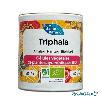 Triphala bio gélules PhytoFrance – digestion détox immunité | L'ApoTea'Care Herboristerie 
Perpignan Claira