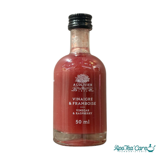 Vinaigre & Framboise – 50ml - assaisonnement gourmand - L'ApoTea'Care épicerie fine Perpignan
