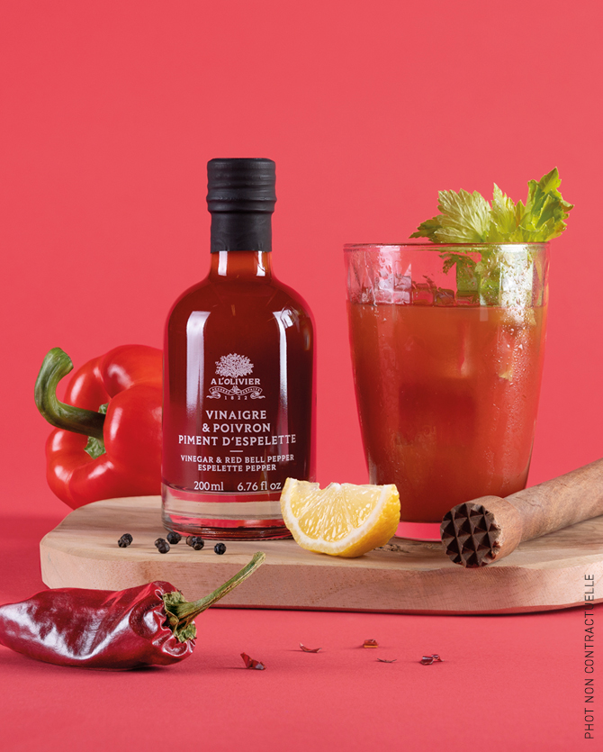 Vinaigre & Poivron Piment d'Espelette 200ml