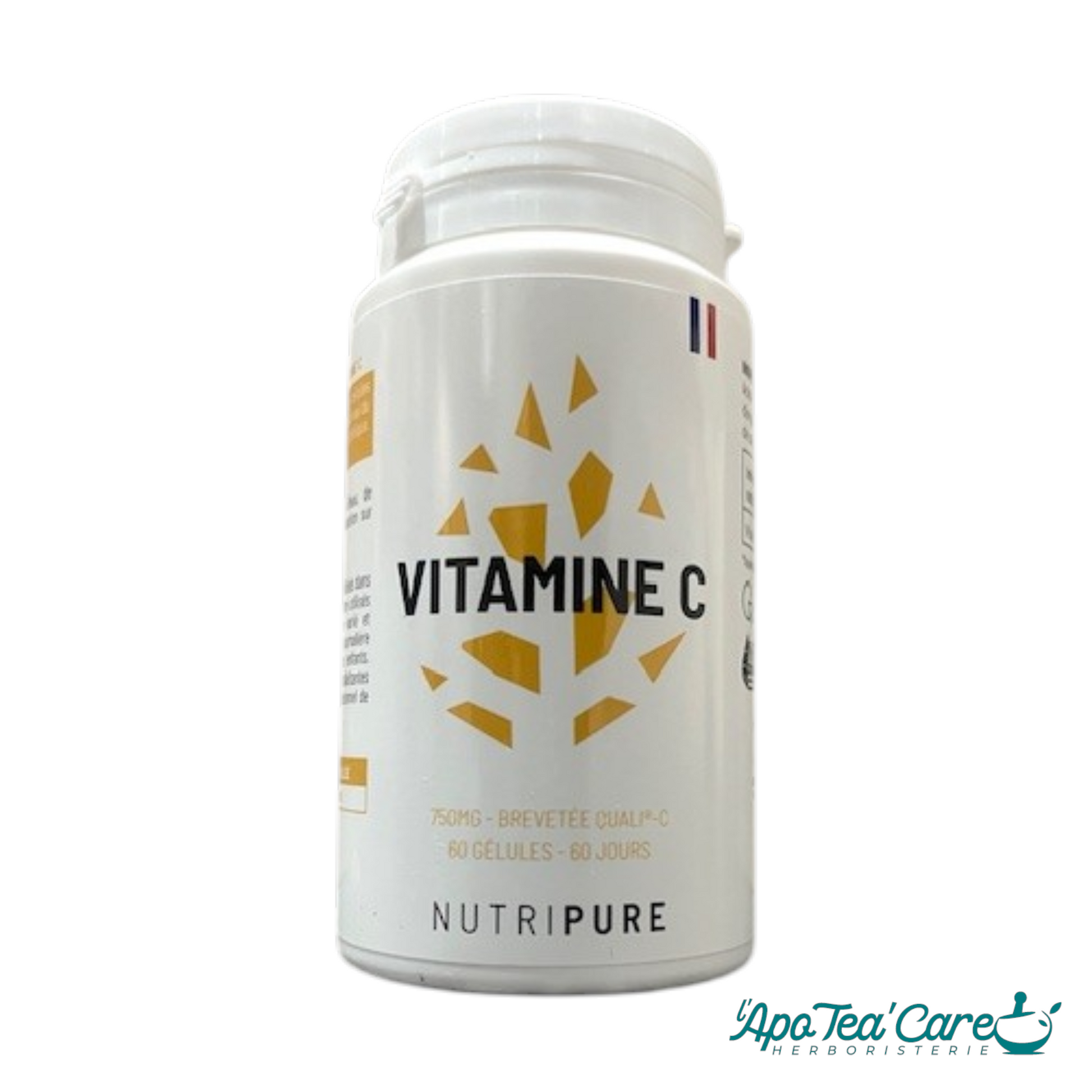 Vitamine C 60 gélules Nutripure – Immunité, fatigue et antioxydant | L'ApoTea'Care