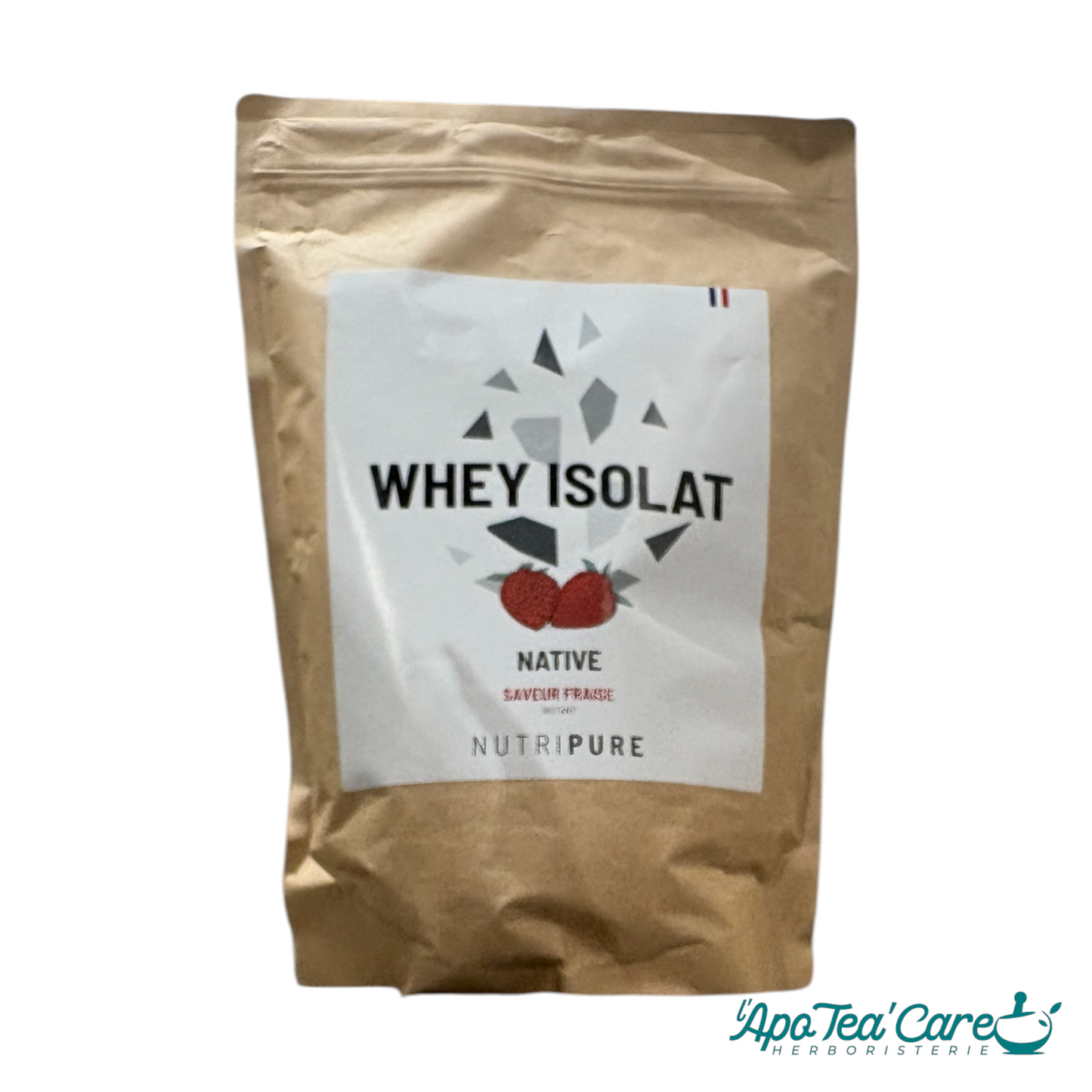 Whey Isolate Native Nutripure saveur Fraise 750g – Protéines 94% | L'ApoTea'Care