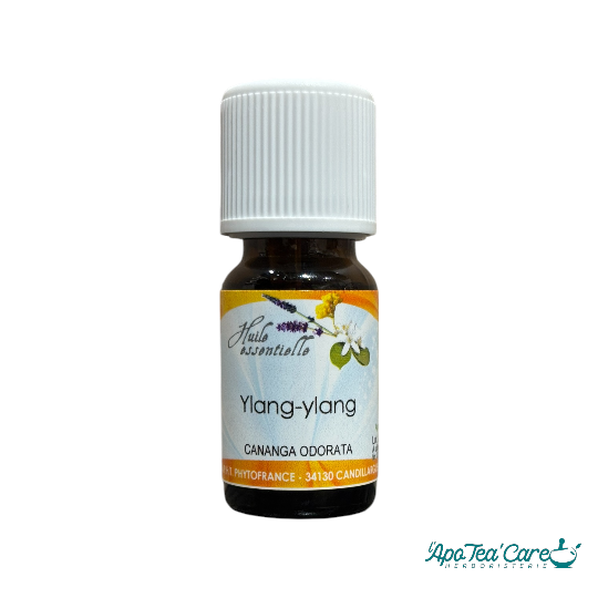 Huile Essentielle Ylang Ylang - L'ApoTea'Care Herboristerie sur Perpignan spécialisée en huiles essentielles 