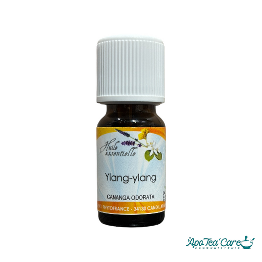 Huile Essentielle Ylang Ylang - L'ApoTea'Care Herboristerie sur Perpignan spécialisée en huiles essentielles 
