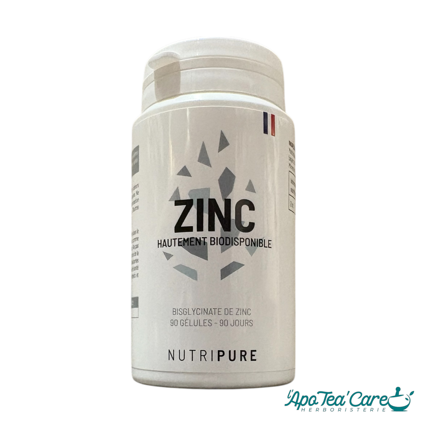 Bisglycinate de Zinc 90 gelules – Absorption optimale & tolérance digestive- L'ApoTea'Care