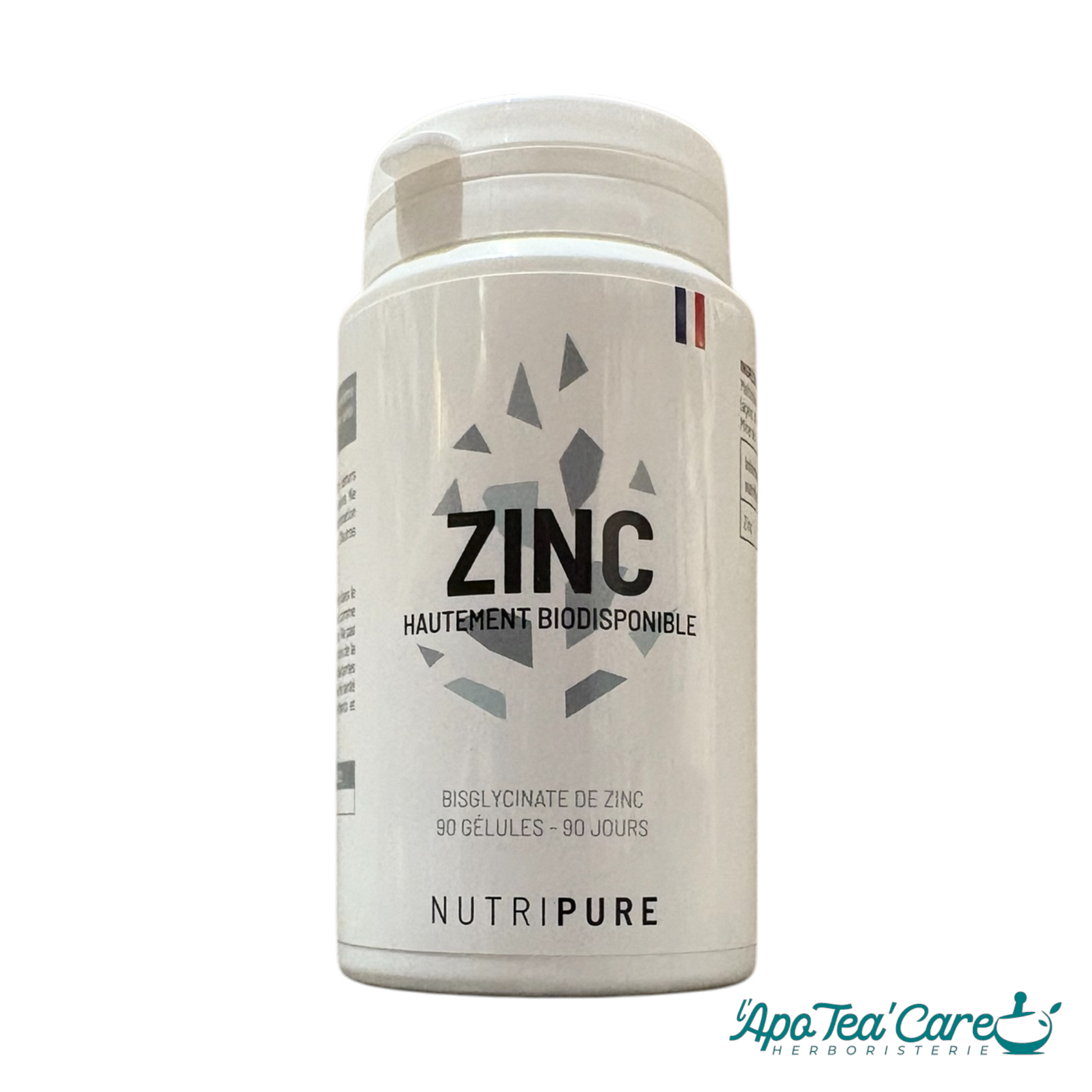 Bisglycinate de Zinc 90 gelules – Absorption optimale & tolérance digestive- L'ApoTea'Care